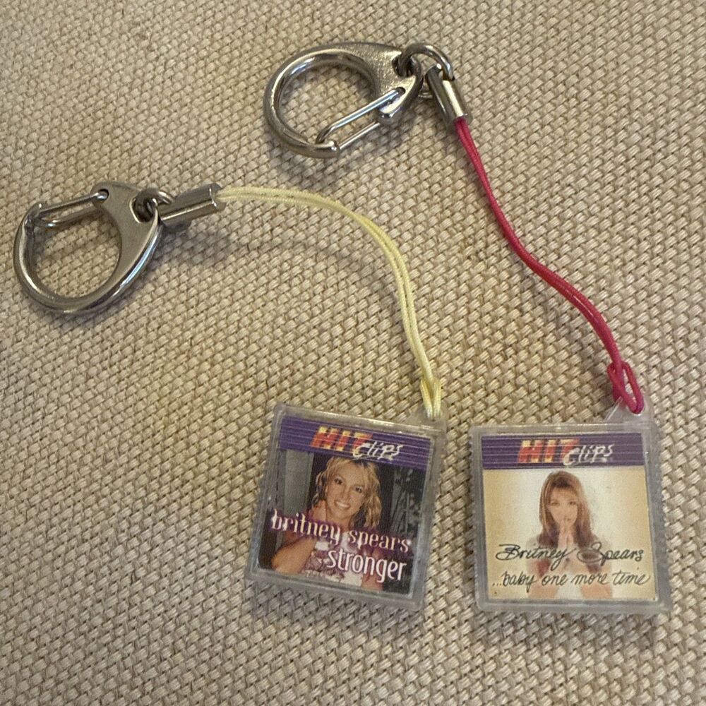 2 Britney Spears hit clips Baby One More Time & Stronger  y2k RARE Music